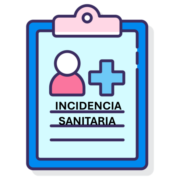 Realización de incidencia sanitaria